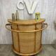 Bar en rotin vintage