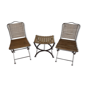 Chaises et tabouret 1900