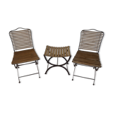 Chairs and stool 1900
