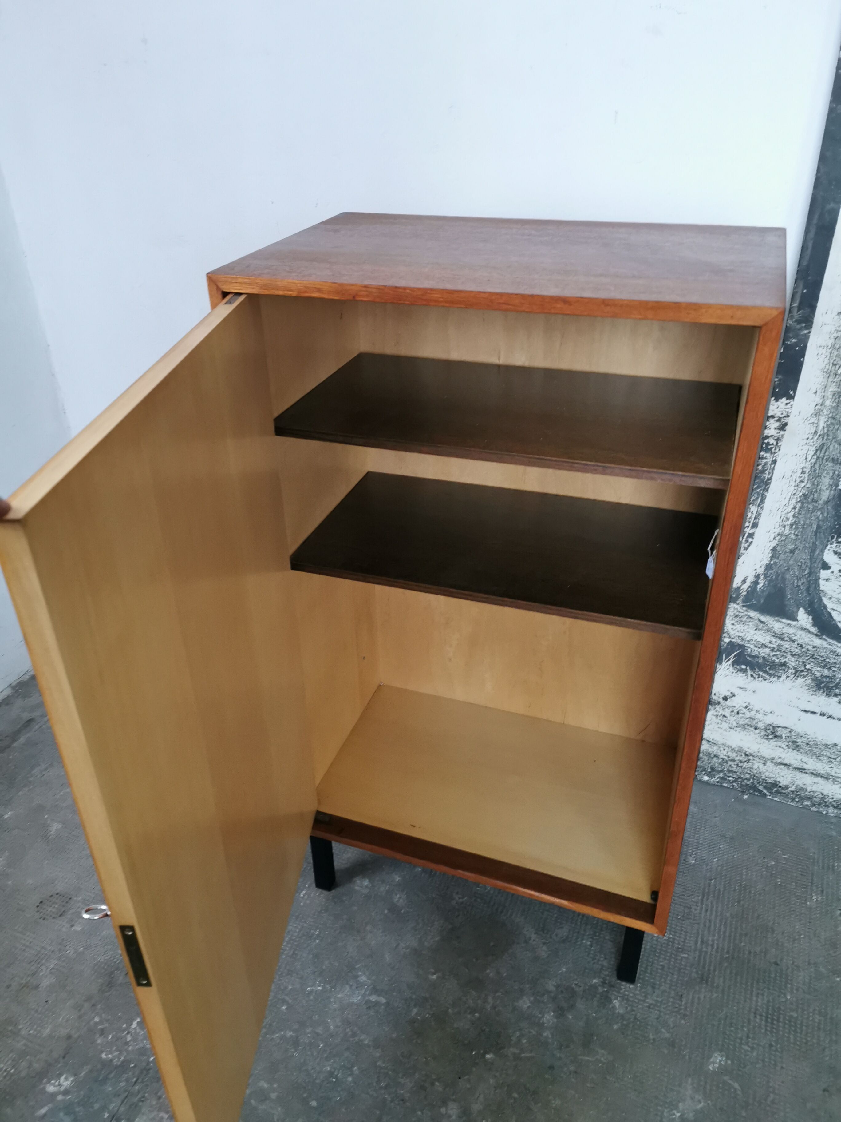 Scandinavian teak box cabinet 1970