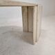 Italian travertine coffee table, 1980's