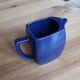 Blue enamelled jug