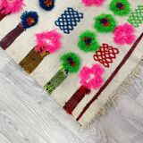 Handmade wool Berber rug 267 x 146 CM
