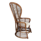 Fauteuil en rotin 1960