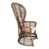 Rattan armchair 1960