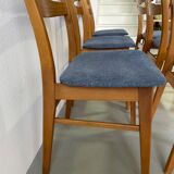 Ensemble de chaises vintage danoises