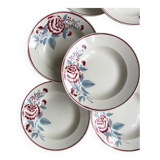 Set of 10 vintage plates
