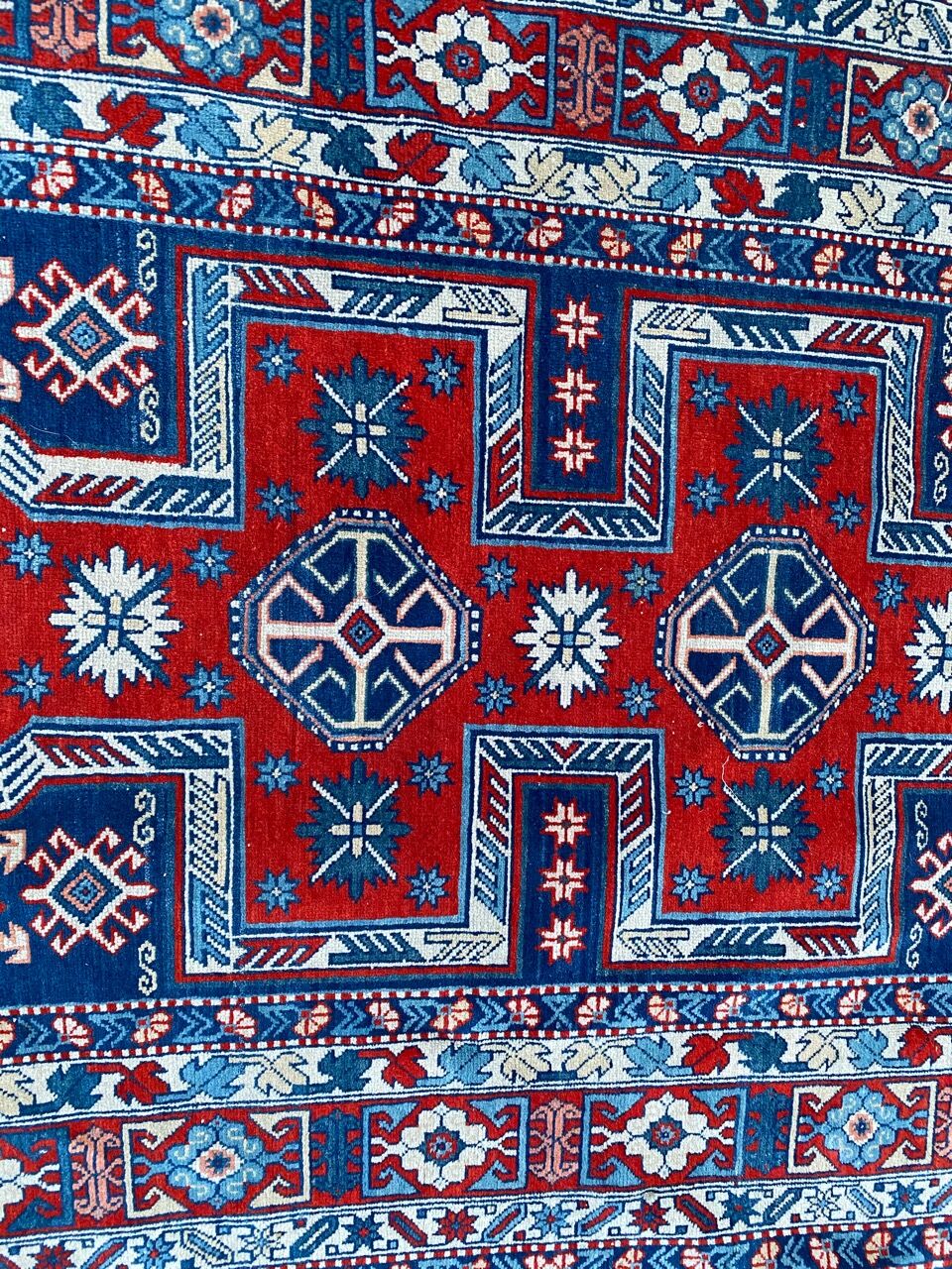 Vintage carpet of the chirwan Caucasus 115x195 cm