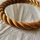 Vintage round rope mirror