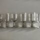 Set de 6 verres de table à pied mi 19e assortis