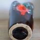 Vase Vallauris vintage marron  rouge