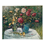 Signed painting Oil on canvas dimensions: height -50cm- width -60 cm-