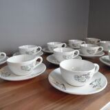 Tasses Gien vintage 1960