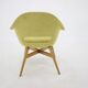 1960s Miroslav Navratil Shell Lounge Chair, Czechoslovakia