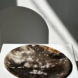 Dish in petrified wood