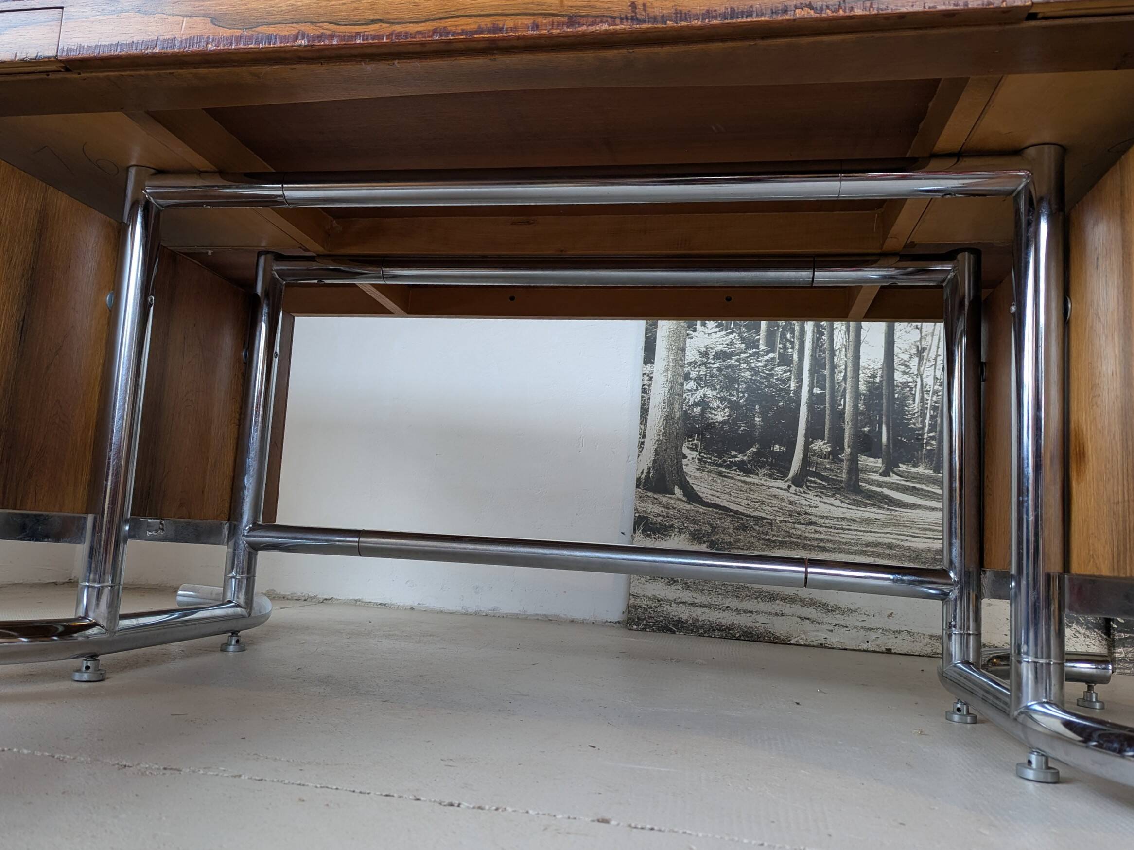 Rio rosewood executive desk, 1970s.