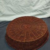 old wicker tray