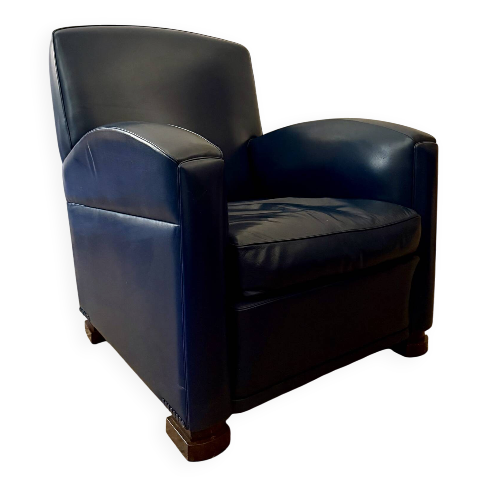 Tabarin Armchair in Leather by Poltrona Frau