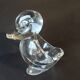 Crystal duck catchall signed – Cristal de Vannes