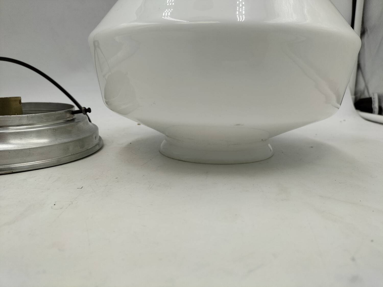 Opaline glass ceiling light