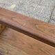 Solid oak farmhouse bench 220cm for rustic farmhouse table 1950