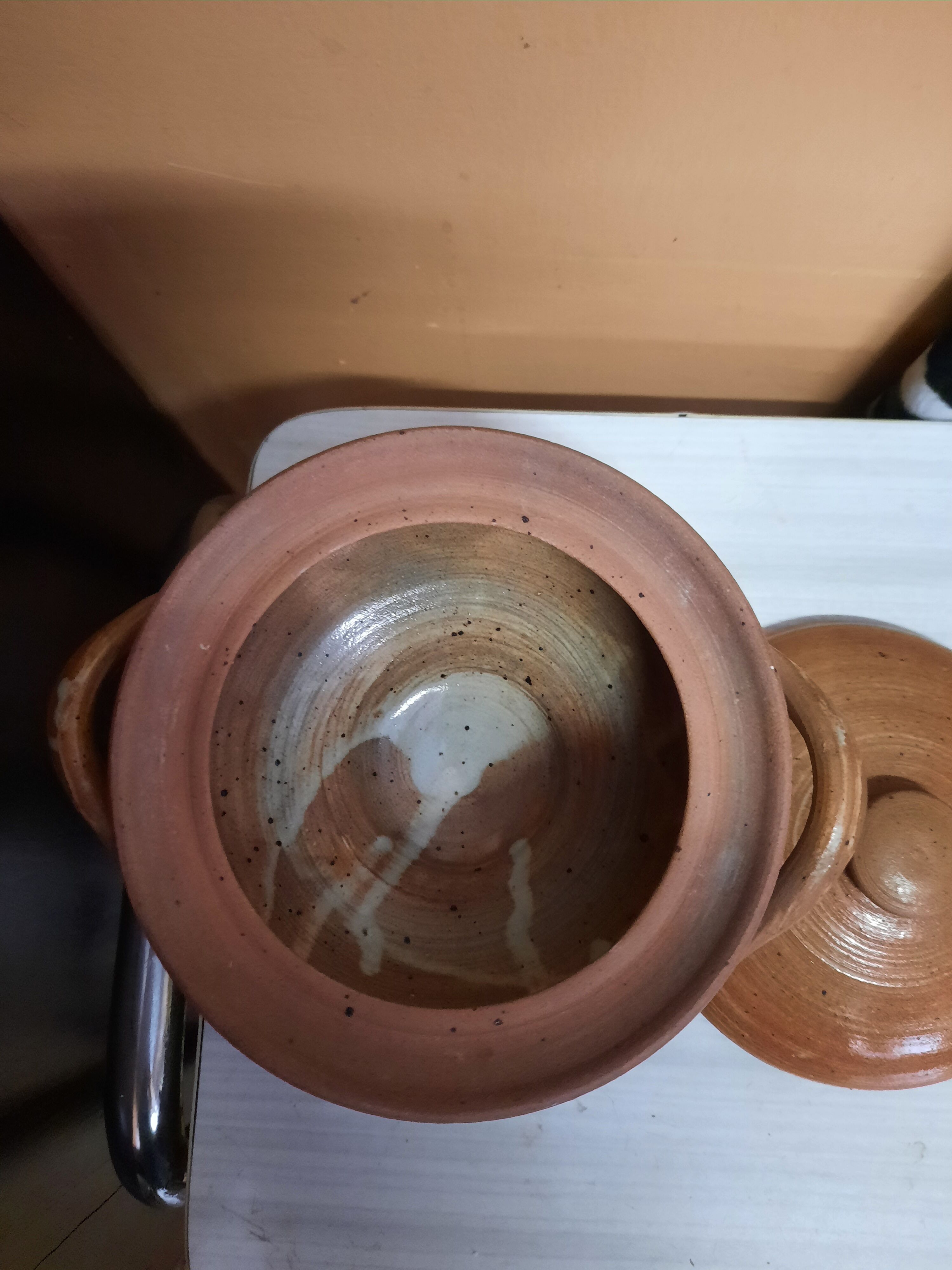 Vintage stoneware pot