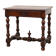 French Louis XIII Walnut Side Table with Drawer and Turned Legs, circa 1850