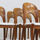 Vintage Danish dining chairs by Niels Koefoed solid teak, set of 10