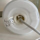 Fitz lamp in white glass Vintage Habitat