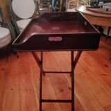 Mahogany butler folding table