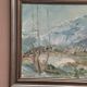 Original Swedish Oil Painting - "Nature Scene" by Maja Sjöberg - Signed - Vintage and Framed - 35.5 × 43.5 cm (14" × 17.1")