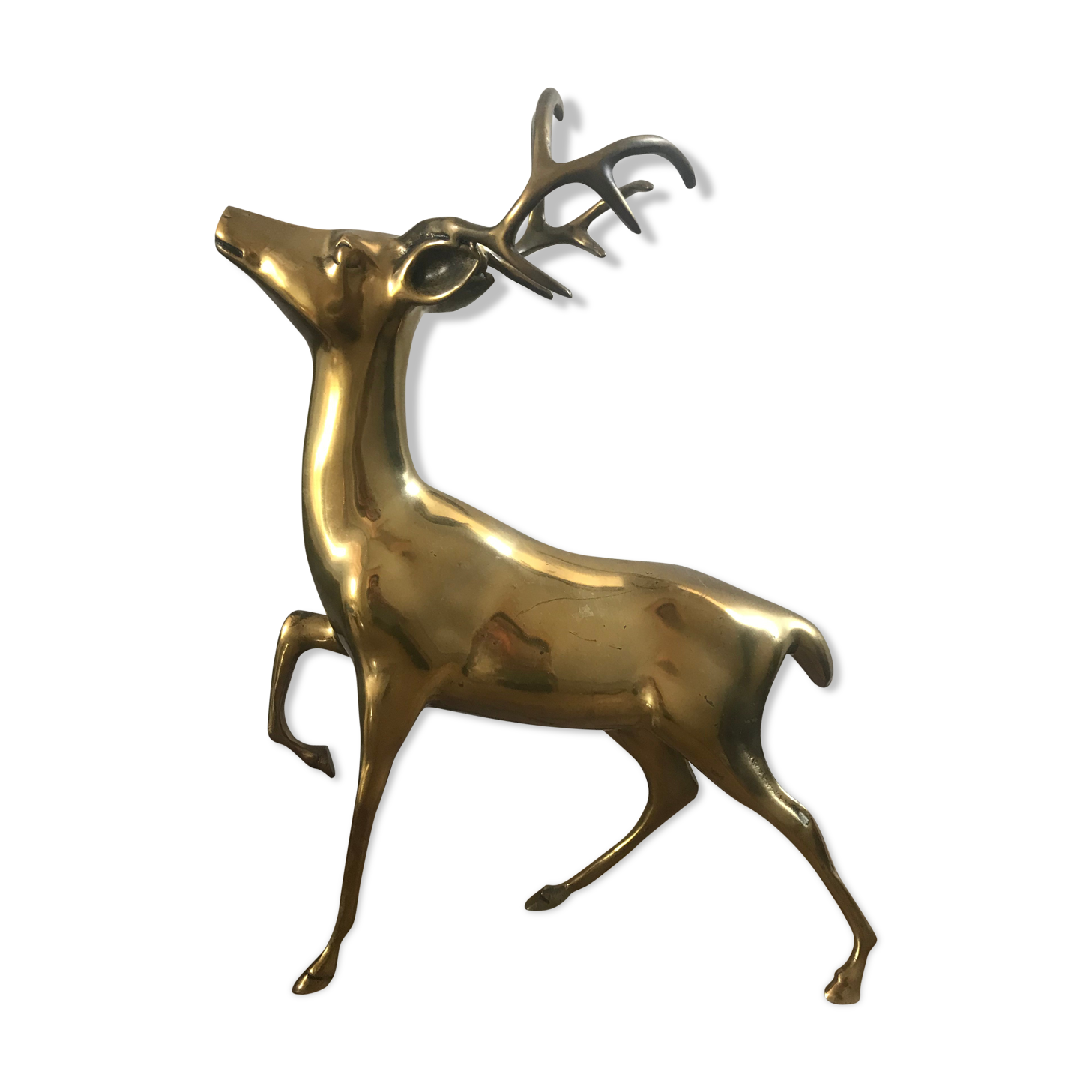 Cerf en laiton