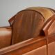 Art Deco armchair in solid oak and leather by Frits Schuitema