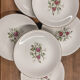 Plate gien pompadour fleuries