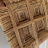 Charpoy stool in wood and rope