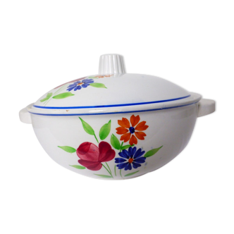 Badonviller porcelain soup bowl