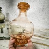 Art Deco pink decanter