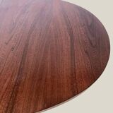 Oval extendable table designed 1960 Baumann style