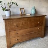 Chest of drawers, solid wood chest of drawers, 1950s