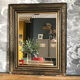 Style black and gold mirror 80 x 100cm