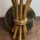 Five-branch wall sconce in brass, 1950s.