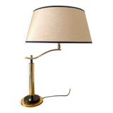 Lampe de bureau vintage en laiton 1960