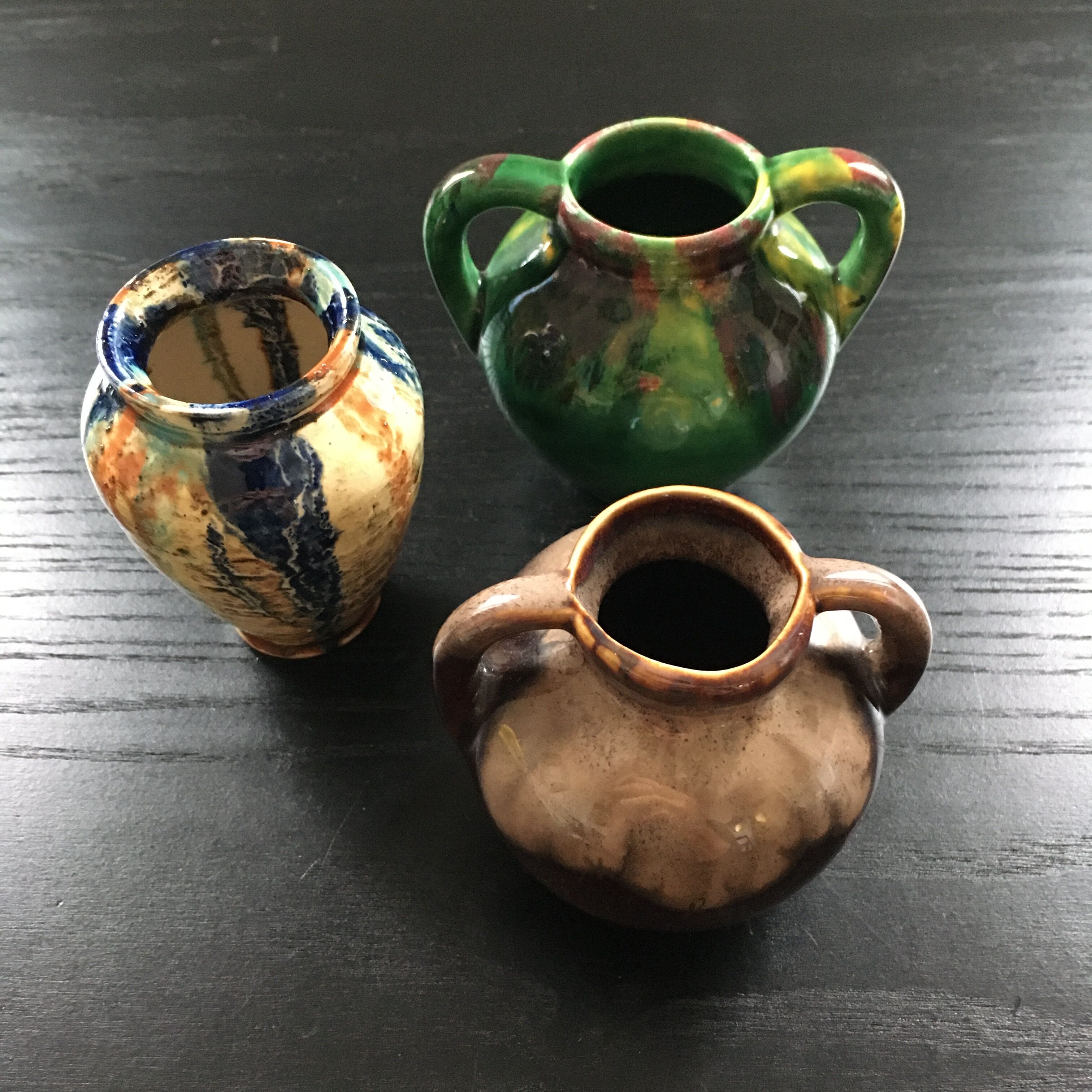 Trio de vases en céramique