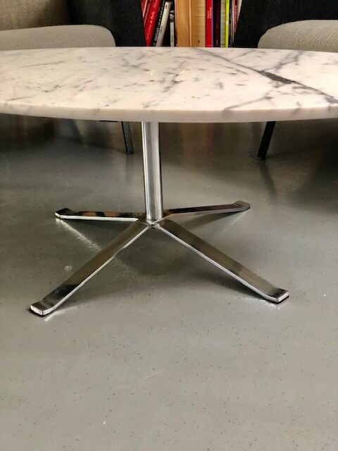White marble coffee table