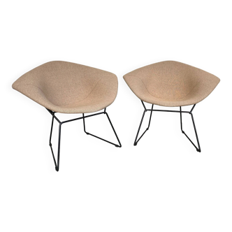 Pair of Diamond Chairs by Harry Bertoia for Knoll, 1970s