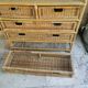 Rattan chest of drawers