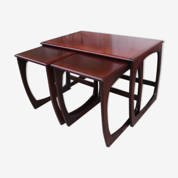 Sunelm teak pull-out tables