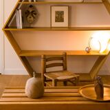 Library 80s in oak