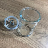 Airtight glass jar with lid