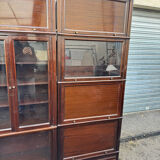 Modular library MD design 1975 mahogany